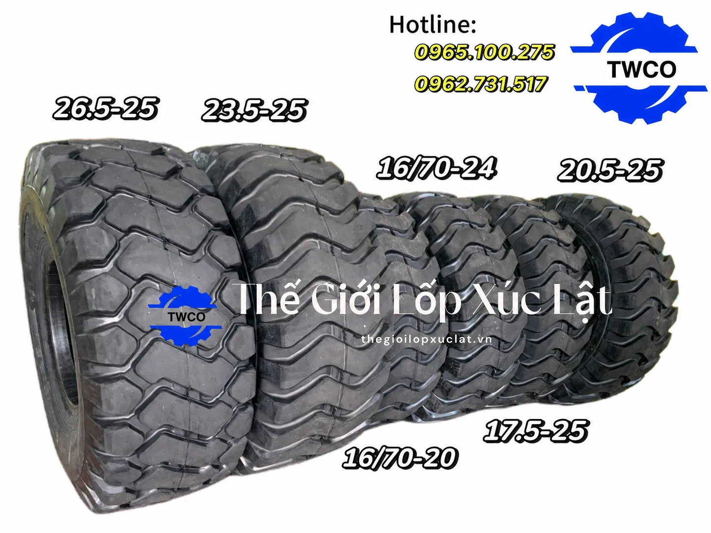 Lốp xúc lật 16/70-20 16PR Vinwin