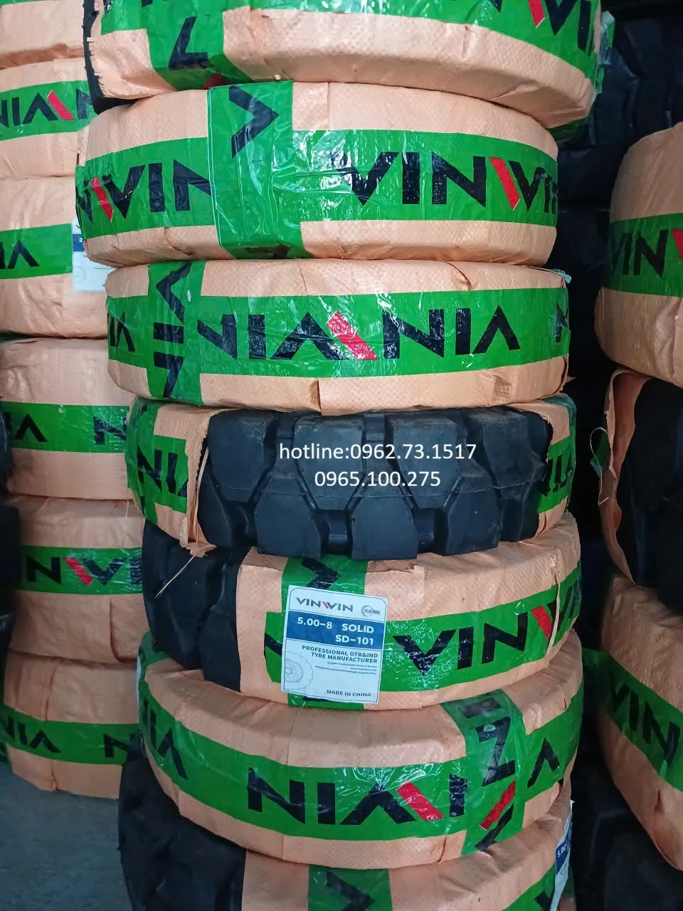 Lốp xe nâng đặc 5.00-8